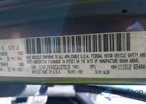 2012 Jeep Liberty Limited Jet Edition z USA, uszkodzony, nr VIN 1C4PJMFK8CW127513